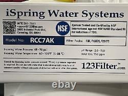 ISpring RCC7AK 7-Stage Under-Sink Reverse Osmosis System New Open Box