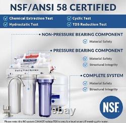 ISpring RCC7AK, NSF Certified 75 GPD, 6-Stage Reverse Osmosis System NEW OB