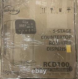 ISpring RCD100 5-Stage Countertop Reverse Osmosis System, 4 Temperature Options