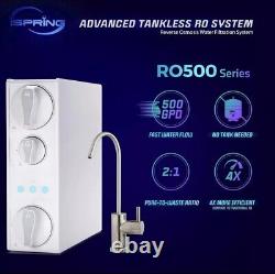 ISpring RO500AK-BN Tankless Reverse Osmosis Water Filtration System Open Box