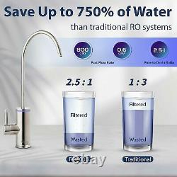 ISpring Reverse Osmosis Drinking Water Filtration System Tankless 800 GPD RO TDS