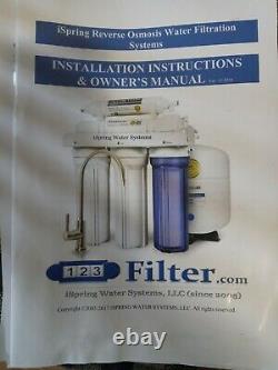 ISpring Reverse Osmosis Water Filter System