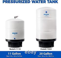 ISpring T11M 11 Gallon Pre-Pressurized Water Storage Reverse Osmosis Systems RO