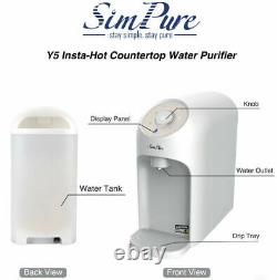 Instant Heat Reverse Osmosis Water Filtration System 4Stage Countertop RO Filter