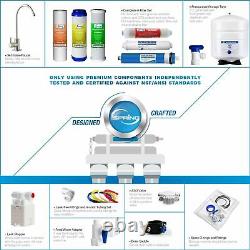 Ispring 6 Stage Reverse Osmosis Water Filter System with Alkaline Filter 75 GPD