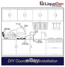 LiquaGen Counter Top pH Alkaline Mineral Reverse Osmosis Drinking Water System