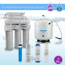 Max Water PH Alkaline Reverse Osmosis System 6 Stage 50 GPD
