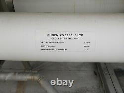 Mo-3397, Phoenix Vessels Reverse Osmosis System. 53 Gpm. 4 Membrane. 600 Psi Max