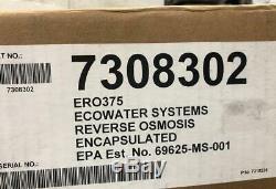 NEW Ecowater Systems Water Filter Reverse Osmosis System 7308302 ERO-375