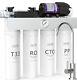 New Simpure T1-400gpd 8 Stage Uv Reverse Osmosis System Tankless