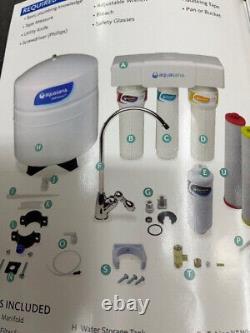 NIB Aquasana OptimH2O Reverse Osmosis AQ-RO-3 Under Sink Water Filter System