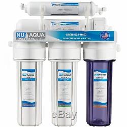 NU Aqua Platinum Series 5 Stage 100GPD Reverse Osmosis System Water Filtration