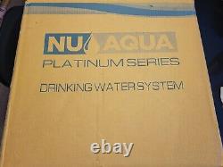 NU Aqua Platinum Series Reverse Osmosis Water System WU-100GPD-NP NEW OPEN