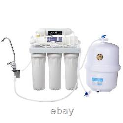 New 5 Stage Drinking Water Fiter RO System 50GPD Reverse Osmosis Water Filter
