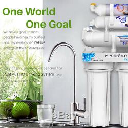 New 6 Stage Reverse Osmosis Drinking Water System Water Filter Kitchen Room