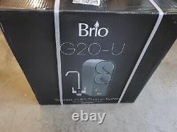 New Brio Reverse Osmosis Water Filtration System, 700 GPD, 21 Pure to Drain