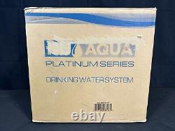 NuAqua WU-100GPD-NP Platinum Series Reverse Osmosis Water System New Open Box