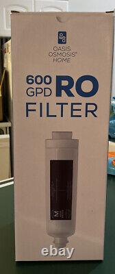 Oasis Osmosis RO Membrane Filter 600 GPD Reverse Osmosis System for Water New