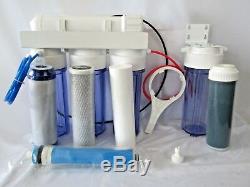 Oceanic 5 Stage RO/DI Aquarium Reef Reverse Osmosis Water Filtration System 0ppm