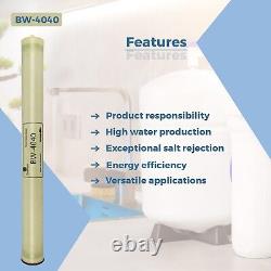 Ozmosis BW-4040 RO Reverse Osmosis Brackish Water Membrane System 4x40,2500GPD