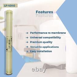 Ozmosis LP-4040 Reverse Osmosis RO Membrane Element 4x40 Low Pressure, 2600 GPD