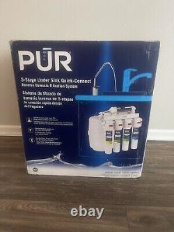 PUR Reverse Osmosis Water Filtration System Quick Connect 5 Stage Model PQC5RO