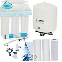 Pacific Water Reverse Osmosis Water Filtration System 5 Stage 125 Gpd