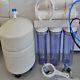 Premier Reverse Osmosis Water Filter System 100 Gpd 5 Stage Clear Housing