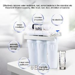 Premium 6 Stages undersink RO Reverse Osmosis Water Filter System Purifier Kit