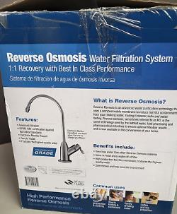 Pure Blue H2O 3 Stage 11 Reverse Osmosis Water Filtration System