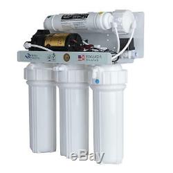 Pure Water Machine 5 Stage Reverse Osmosis RO Water Filter System With Pump