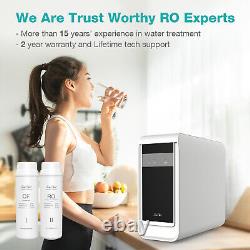Q3-600 GPD 7 Stage Reverse Osmosis Tankless RO Drinking Water Filtration System
