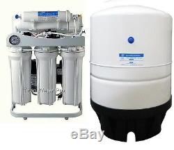 RO Light Commercial Reverse Osmosis Water Filter System 200 GPD- Booster Pump-PG