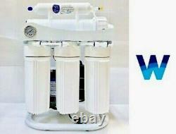 RO Light Commercial Reverse Osmosis Water Filter System 400 GPD Booster Pump