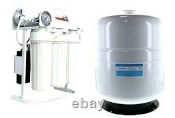 RO RO/DI Aquarium Reverse Osmosis Water Filter System 400 GPD- Booster Pump TP35