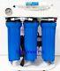 Ro Reverse Osmosis Water Filter 5 Stage System 150 Gpd-booster Pump & Psi Gauge