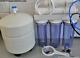 Ro Reverse Osmosis Water Filtration System 5 Stages Clear Housings 50 Gpd