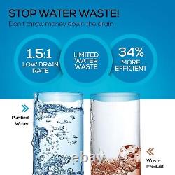RO Reverse Osmosis Water Filtration System, Countertop or Under Sink Tankless