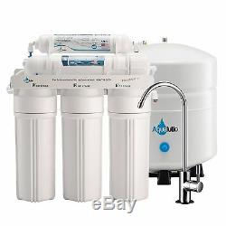 RO System Under Sink Water Filter Includes 5 Filters, METAL TANK + TDS Tester