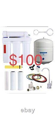RO Under Sink Reverse Osmosis Drinking Water Filter System RO132 Faucet Tank 5