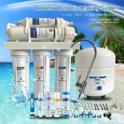 RO Water System Equipment Reverse Osmosis Filtration+5 Stage Filter 75GPD TDS