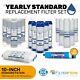 Replacement 3 Yr. Filter Kit For Reverse Osmosis Water Filter Systems 75 Gpd