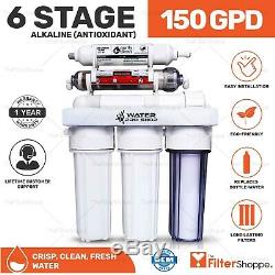 Replacement 6 Stage Alkaline (Antioxidant)-Reverse Osmosis Water System 150 GPD