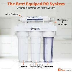 Replacement/Portable 5 Stage Reverse Osmosis Home Drinking Water System 75 GPD