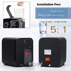 Reverse Osmosis Countertop Water Filtration System 51 Low Drain Ratio US