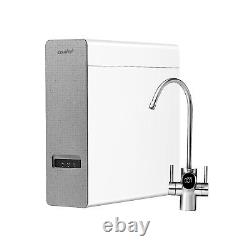 Reverse Osmosis System 1000GPD Tankless RO 7-Stage Filtration +Smart LED Faucet