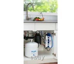 Reverse Osmosis System Artesian Full Contact With Permeate Pump Under Sink New OB