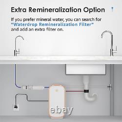 Reverse Osmosis System, Tankless RO Water Filter System, under Sink, 6 Stage RO