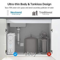 Reverse Osmosis System Under Sink 600 GPD Tankless RO Filter Systems with Smart