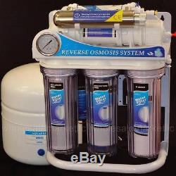 Reverse Osmosis UV Light Water Filter System Ultraviolet Sterilizer RO 100 GPD